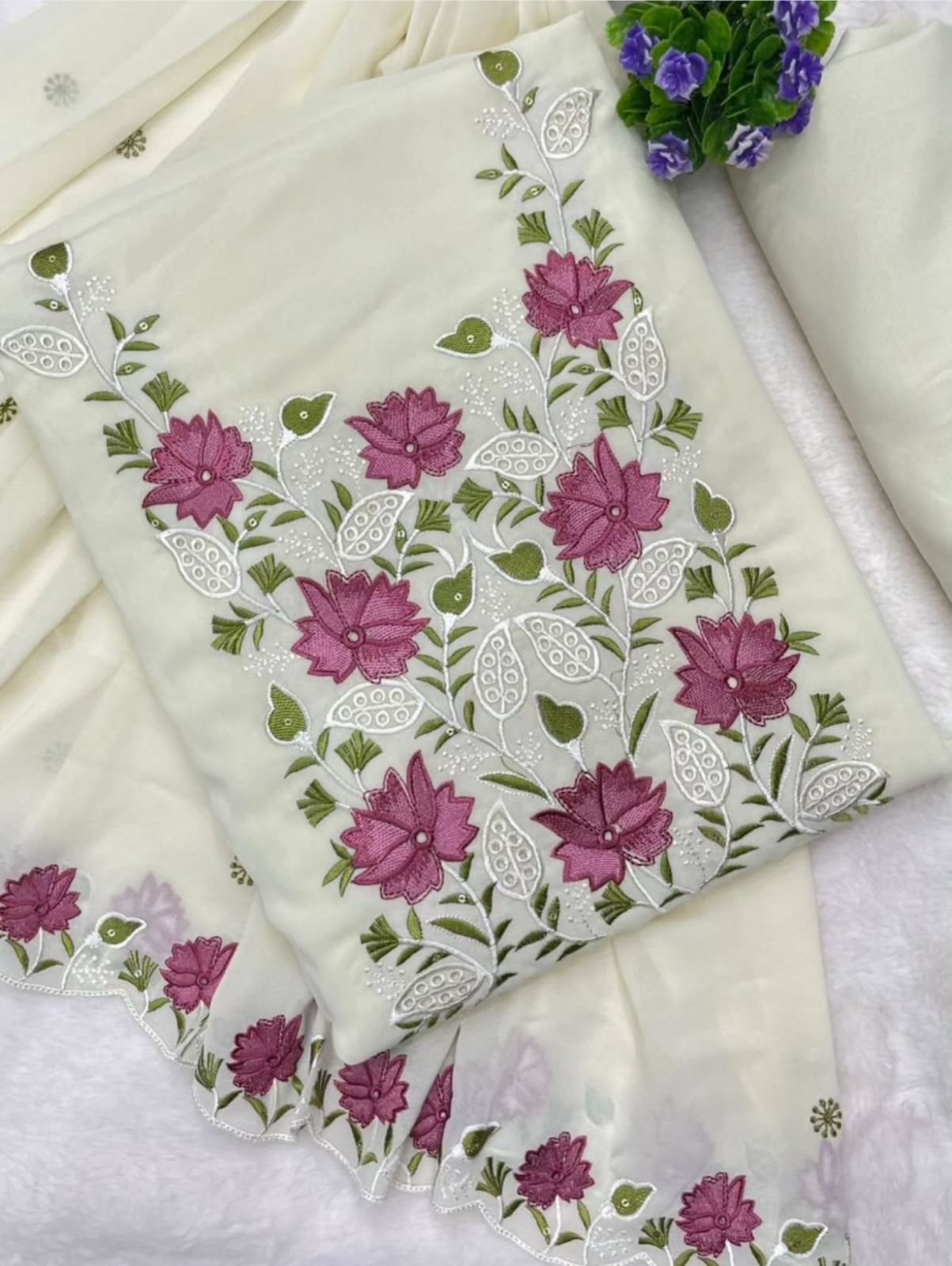 Unstiched salwar material 